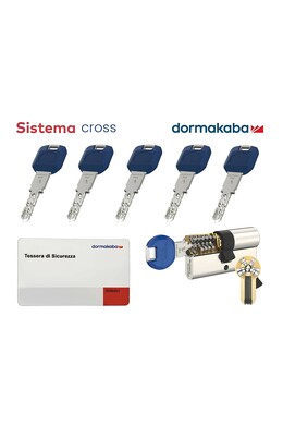 Kaba ExperT Cross Lam European security cylinder 5 keys frictionless various sizes